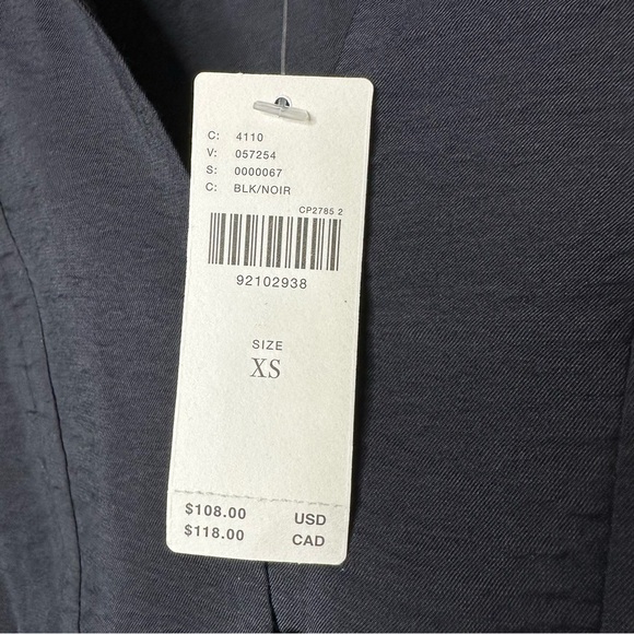 By Anthropologie Black Long Sleeve Blouse - Picture 2 of 5